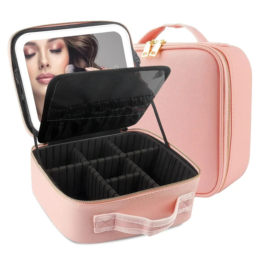 Organizador De Maquillaje Joyero Espejo