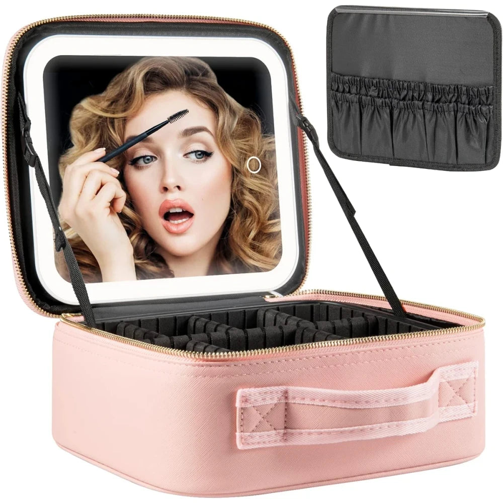 Organizador De Maquillaje Joyero Espejo