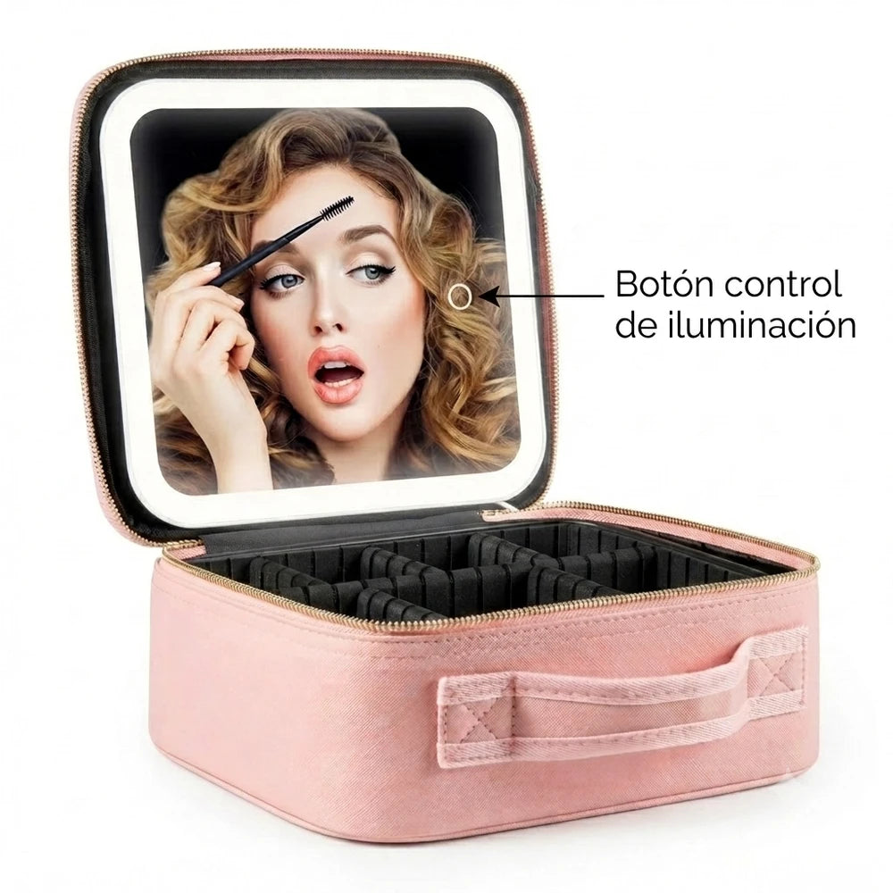 Organizador De Maquillaje Joyero Espejo