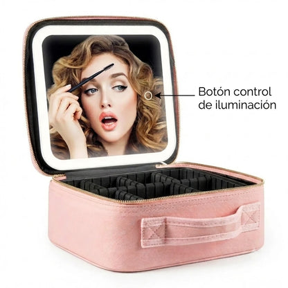 Organizador De Maquillaje Joyero Espejo