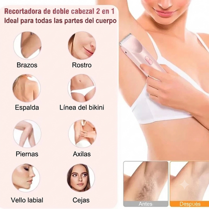 Afeitadora Electrica Recargable para Cuidado Intimo